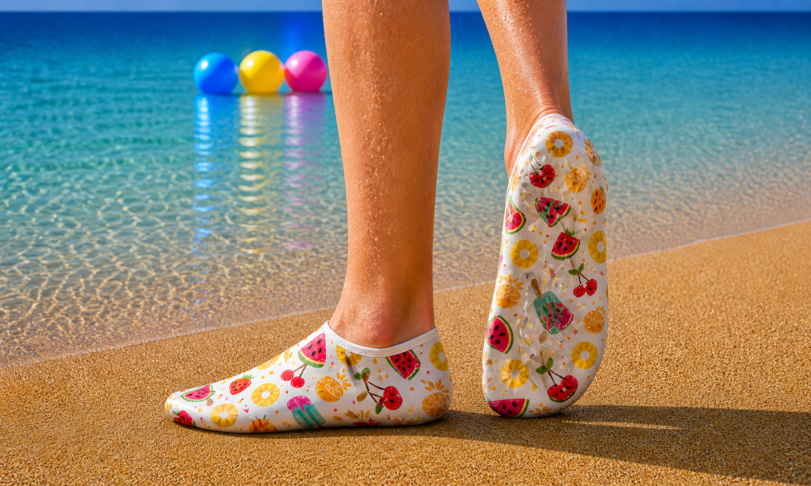GrippToes Kaymaz Tabanlı Deniz & Havuz Çorabı C2