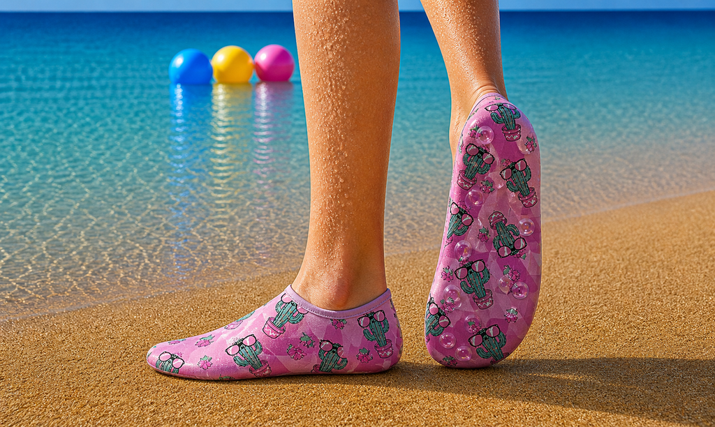 GrippToes Kaymaz Tabanlı Deniz & Havuz Çorabı E2