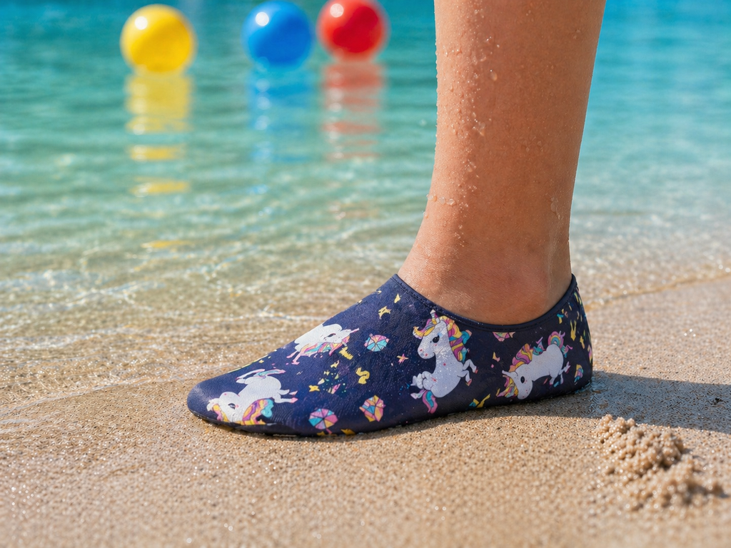 GrippToes Kaymaz Damla Tabanlı Havuz & Deniz Çorabı C1