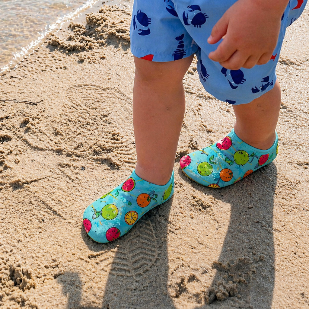 GrippToes Kaymaz Damla Tabanlı Havuz & Deniz Çorabı D1