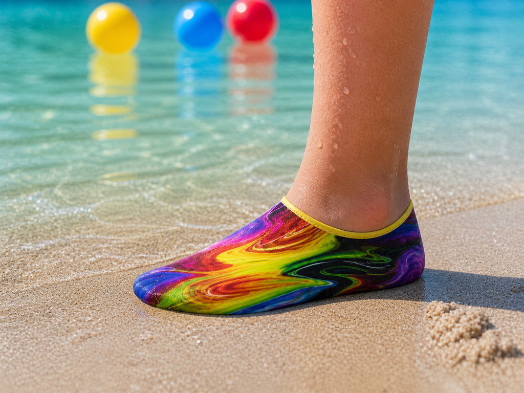 GrippToes Kaymaz Damla Tabanlı Havuz & Deniz Çorabı G1