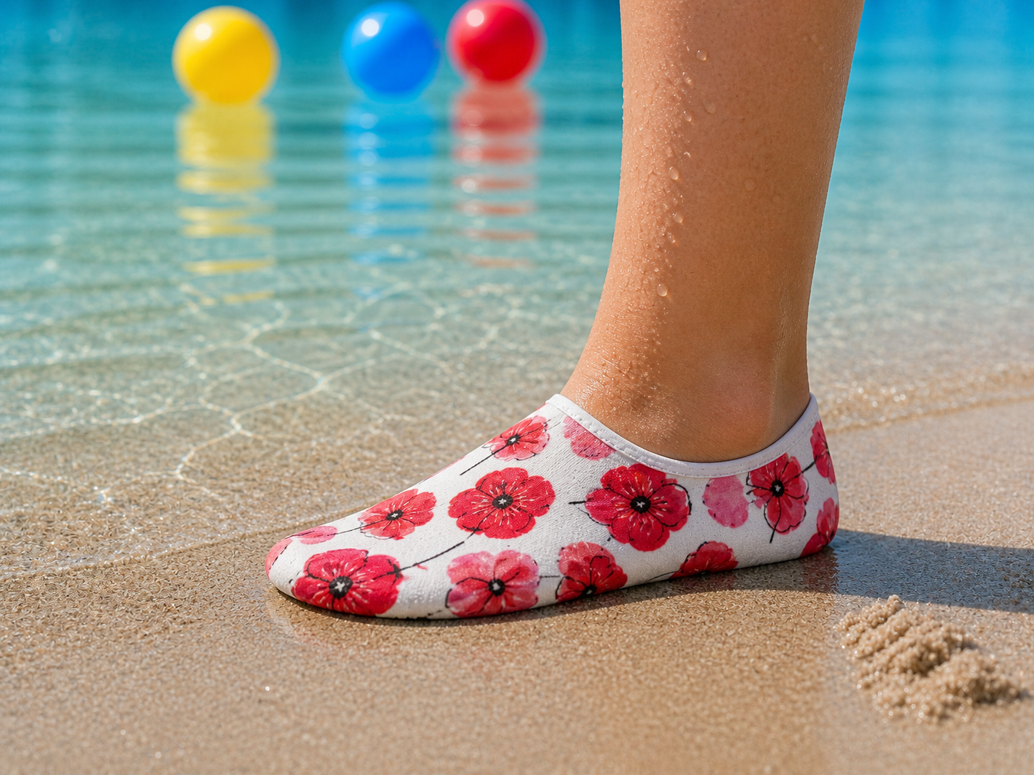 GrippToes Kaymaz Damla Tabanlı Havuz & Deniz Çorabı I1