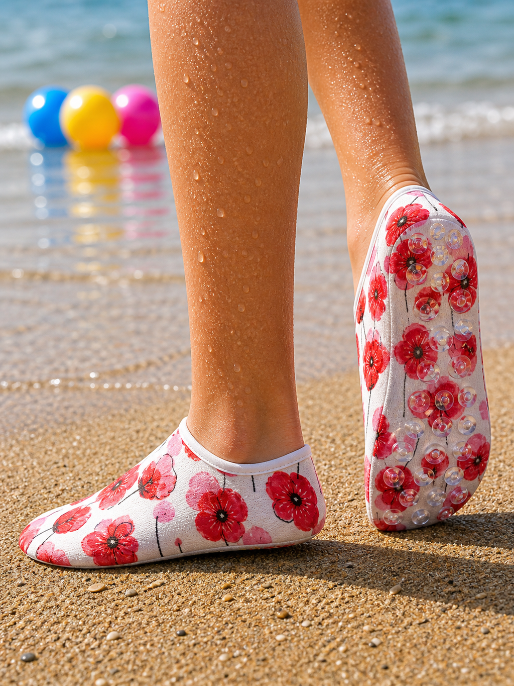 GrippToes Kaymaz Damla Tabanlı Havuz & Deniz Çorabı I1