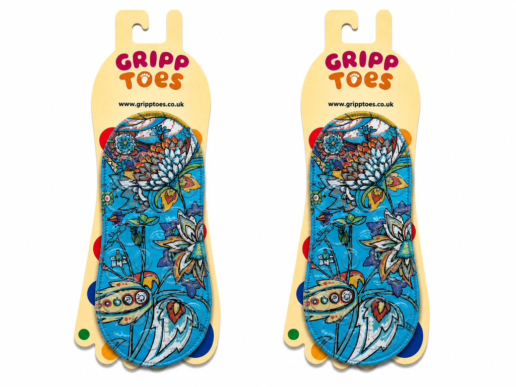 GrippToes Kaymaz Damla Tabanlı Havuz & Deniz Çorabı L1