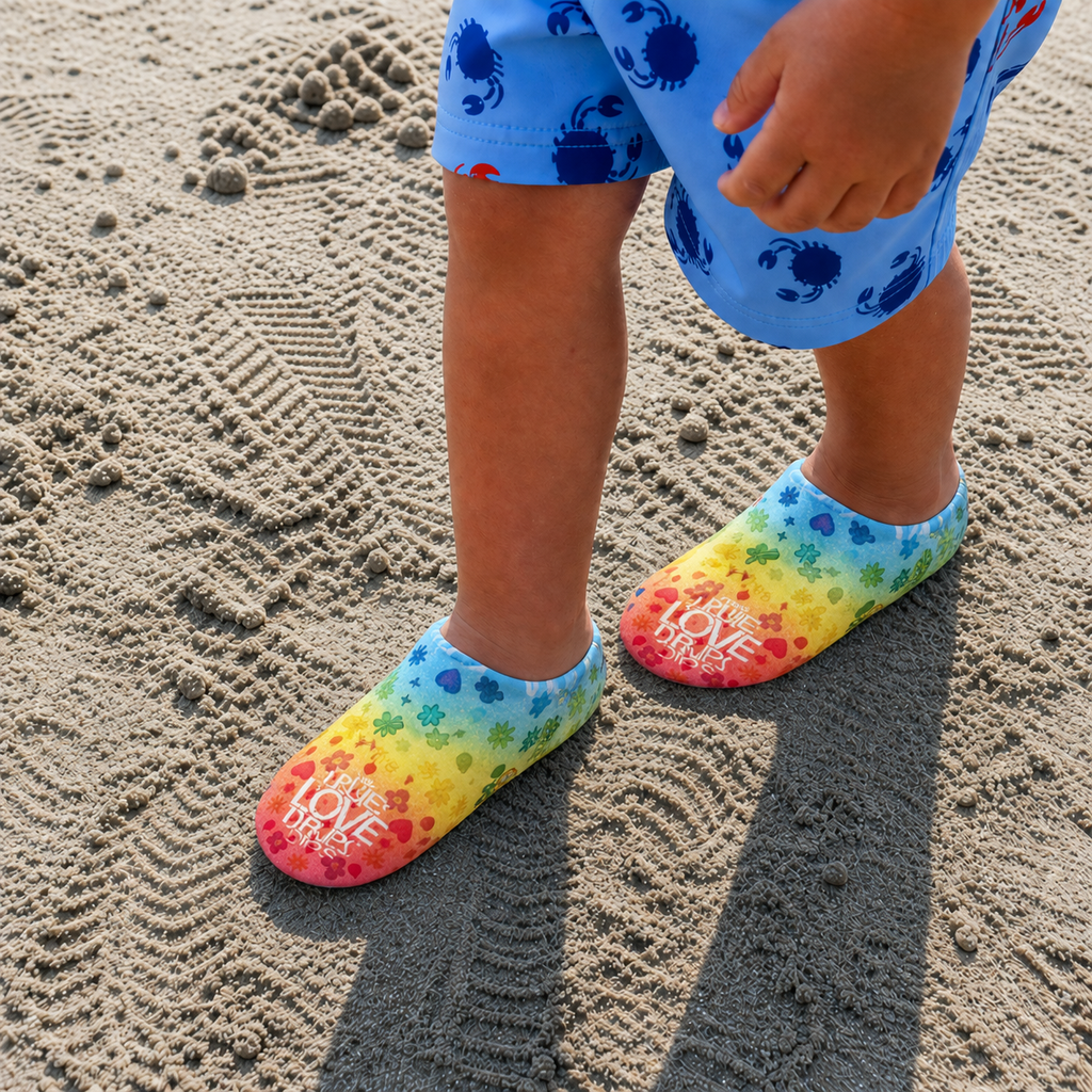 GrippToes Kaymaz Damla Tabanlı Havuz & Deniz Çorabı N1