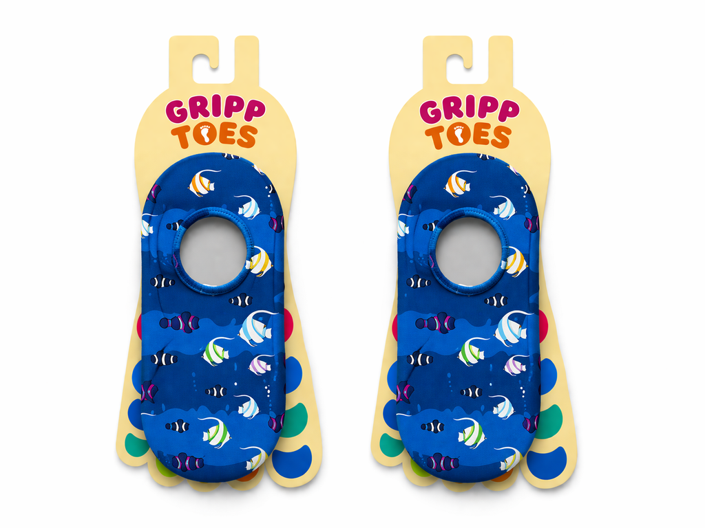 GrippToes Kaymaz Tabanlı Deniz & Havuz Çorabı R1