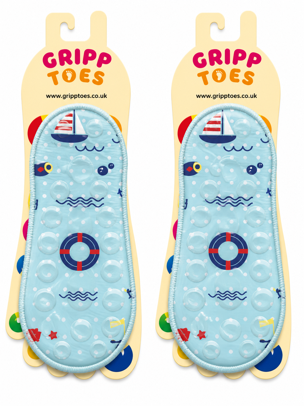 GrippToes Kaymaz Tabanlı Deniz & Havuz Çorabı S1