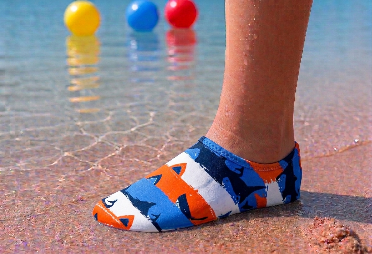 GrippToes Kaymaz Tabanlı Deniz & Havuz Çorabı T1