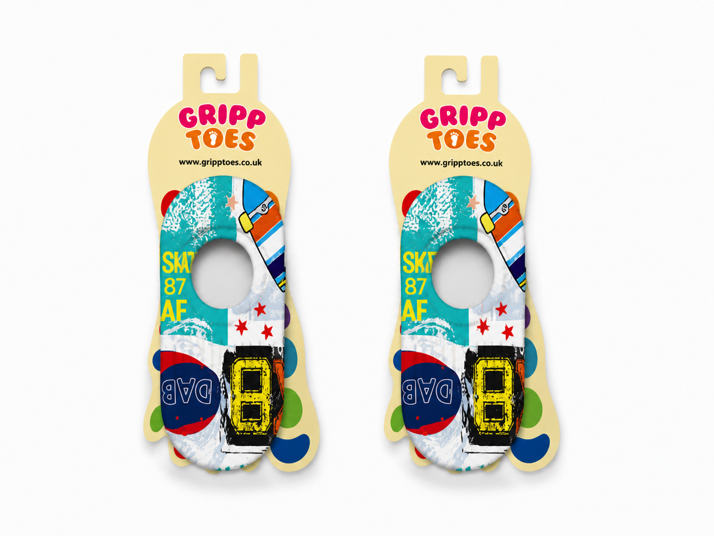 GrippToes Kaymaz Tabanlı Deniz & Havuz Çorabı U1