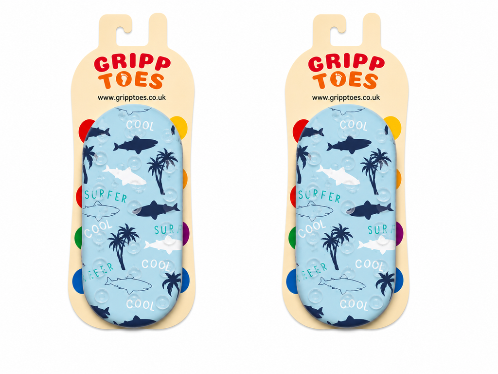 GrippToes Kaymaz Tabanlı Deniz & Havuz Çorabı Ü1