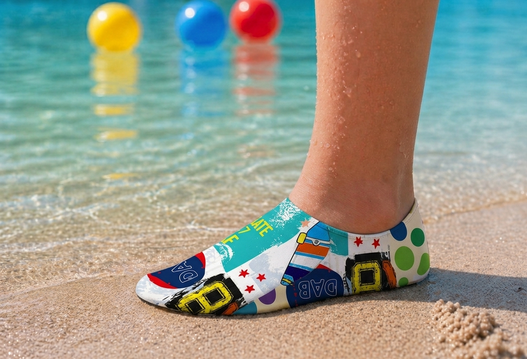 GrippToes Kaymaz Tabanlı Deniz & Havuz Çorabı U1