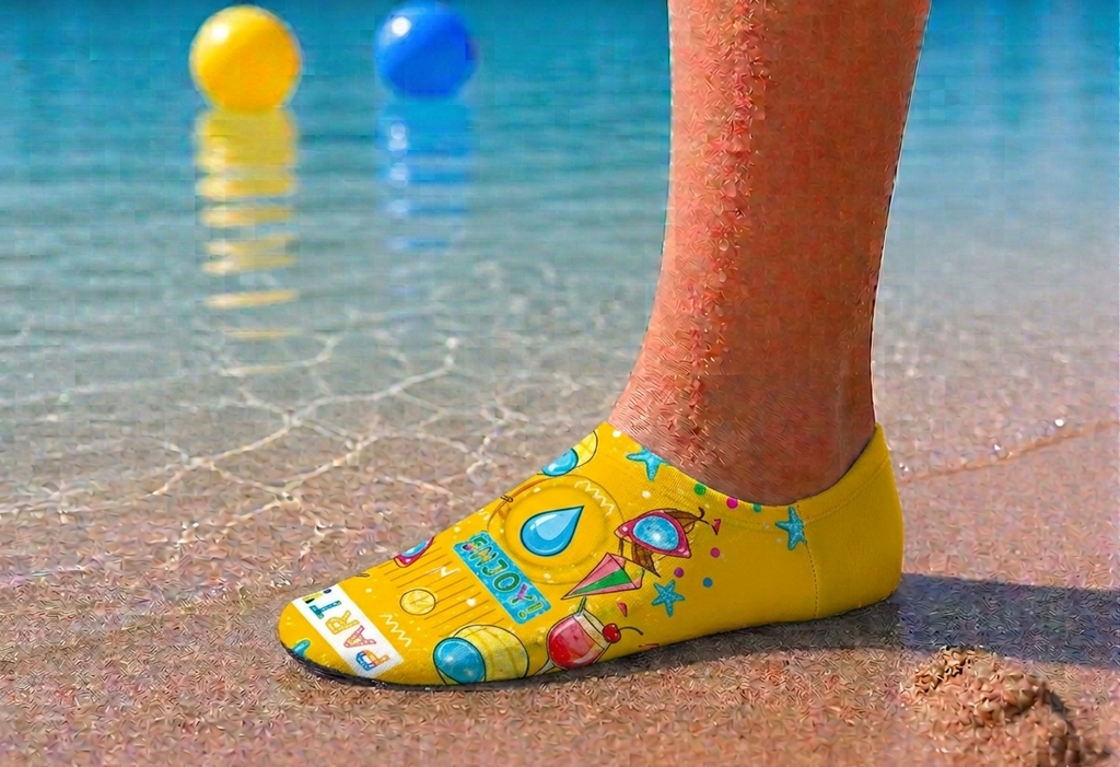 GrippToes Kaymaz Tabanlı Deniz & Havuz Çorabı W1