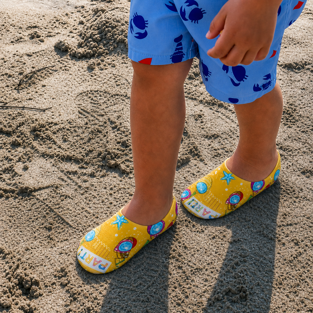 GrippToes Kaymaz Tabanlı Deniz & Havuz Çorabı W1