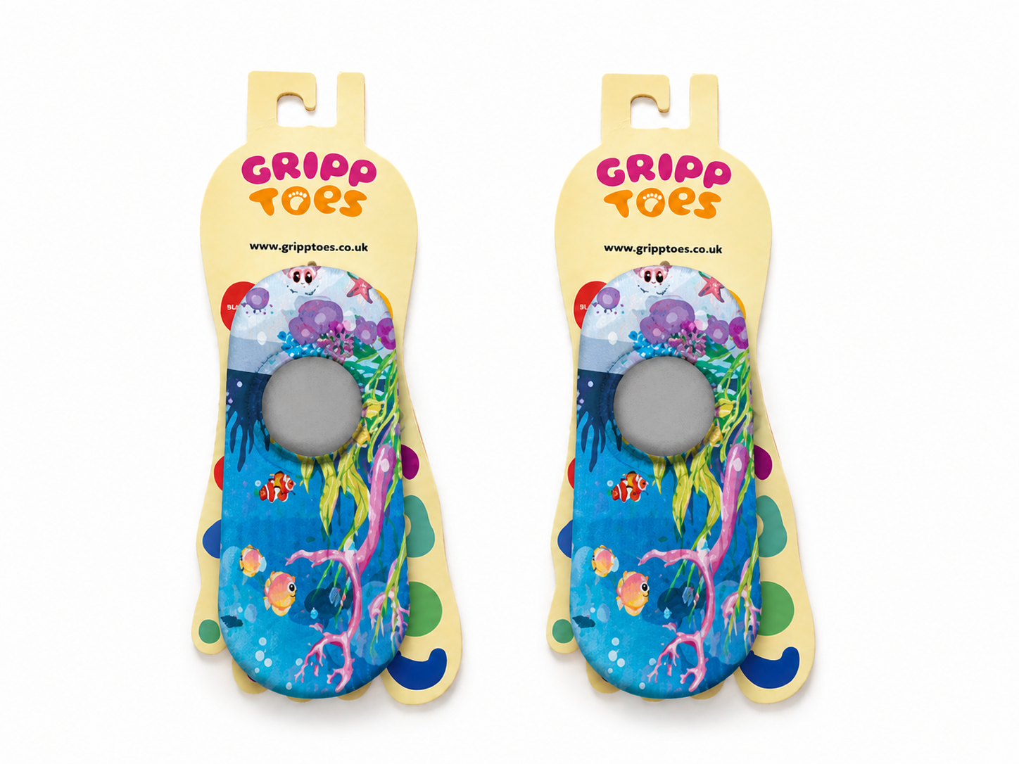 GrippToes Kaymaz Tabanlı Deniz & Havuz Çorabı X1