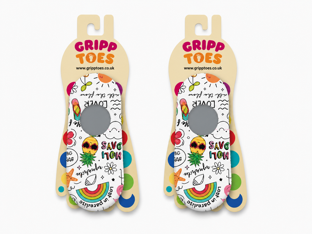 GrippToes Kaymaz Tabanlı Deniz & Havuz Çorabı F2
