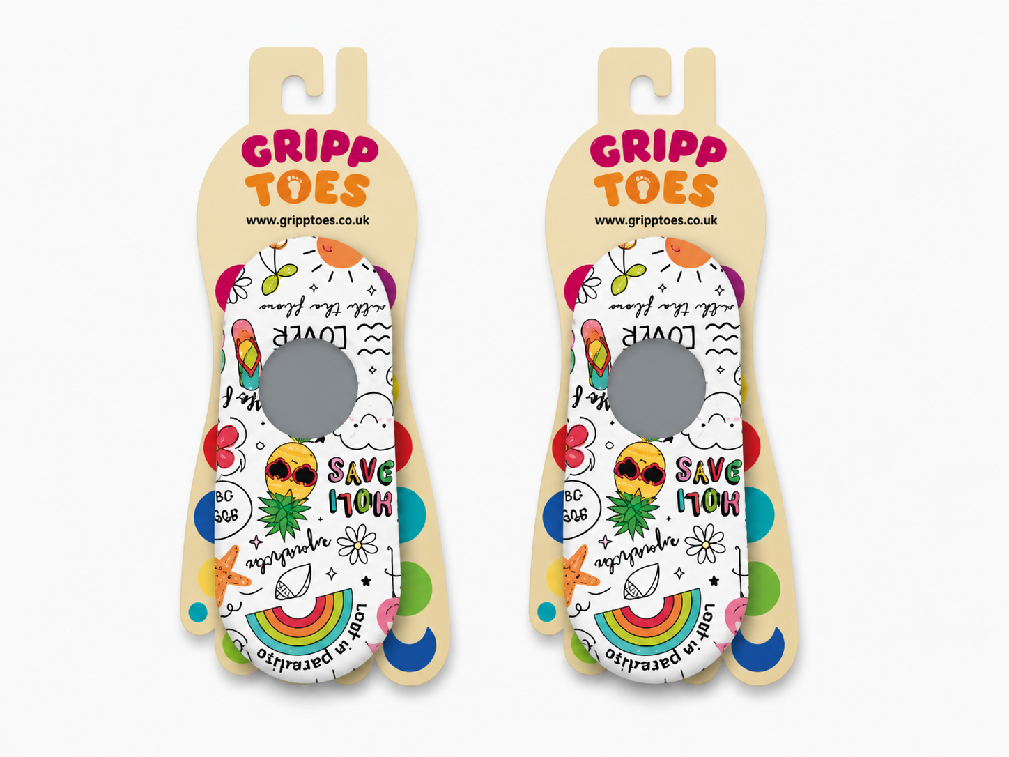 GrippToes Kaymaz Tabanlı Deniz & Havuz Çorabı F2